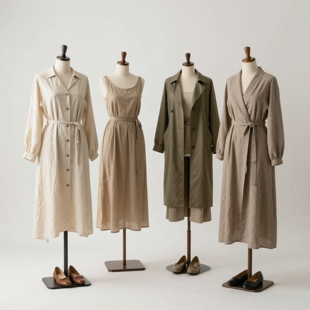 Sustainable fashion collection showcase